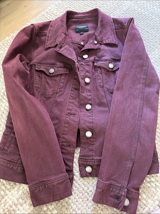 Liverpool Jackets & Blazers - Liverpool Women's Plum Jean Jacket